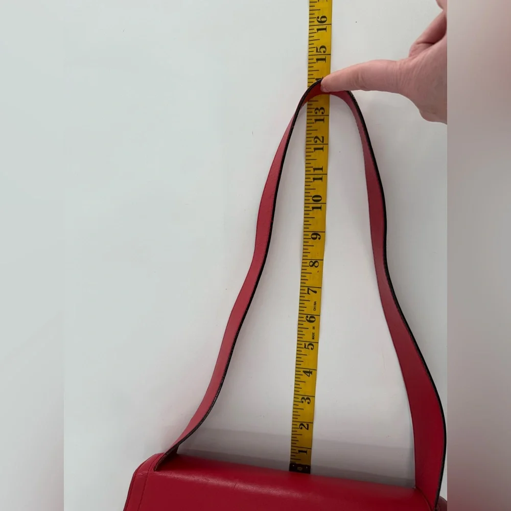 Adrienne‎ Vittadini Red Satchel Shoulder Bag